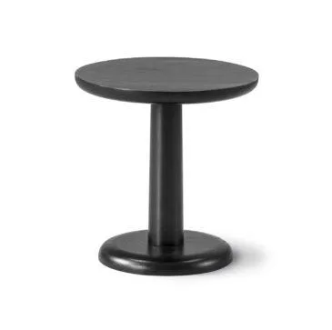 Fredericia PON coffee table Ø 35 cm, black lacquered oak