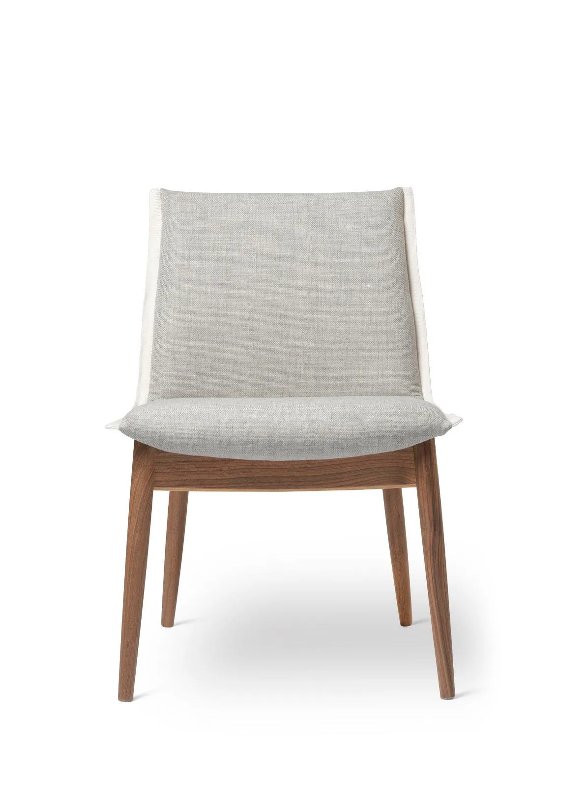 Carl Hansen E004 EMBRACE chair, oiled walnut / fabric upholstery