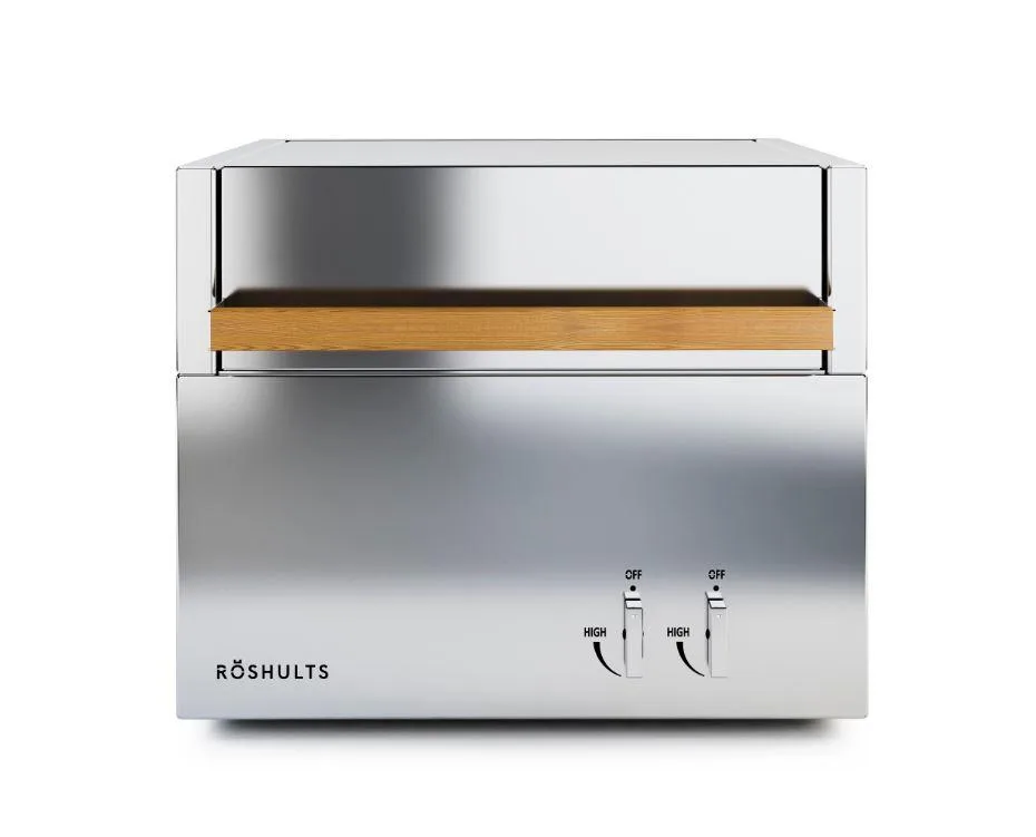 Röshults OPEN KITCHEN -gas grill module, stainless steel