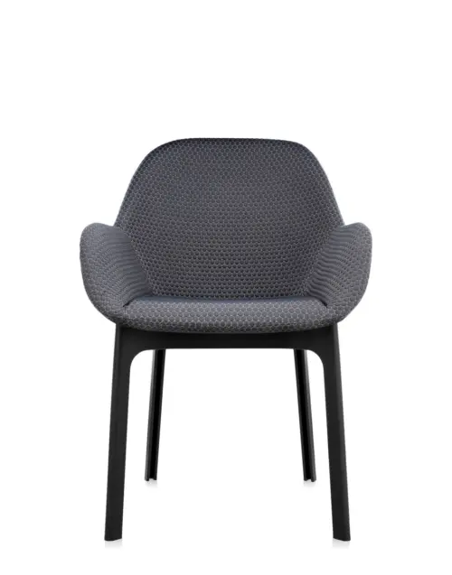 Kartell CLAP-tuoli, tummanharmaa/musta, outlet