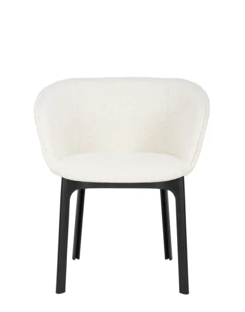 Kartell CHARLA-tuoli (4kpl jäljellä), valkoinen/musta, outlet