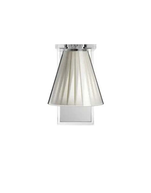 Kartell LIGHT-AIR-seinävalaisin, kirkas/beige kangas, outlet