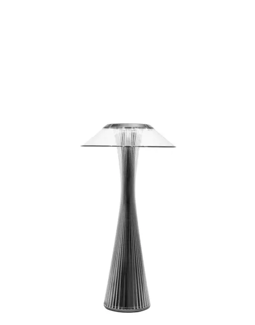 Kartell SPACE- kannettava pöytävalaisin, titaani, outlet