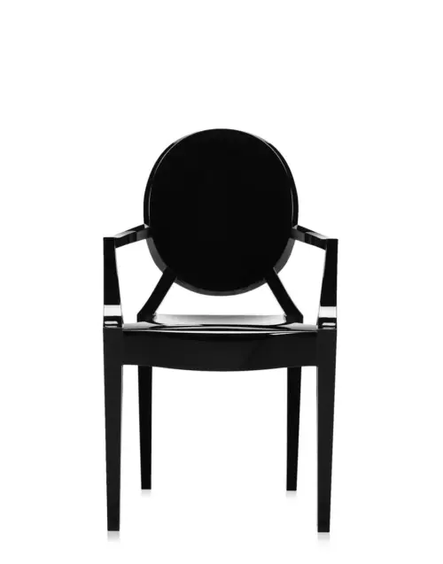 Kartell LOUIS GHOST -tuoli, musta, outlet