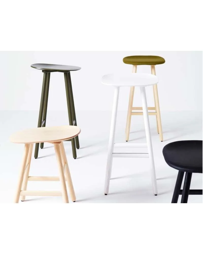 Karl Andersson & Söner SHELL -baarituoli, musta - Image 6