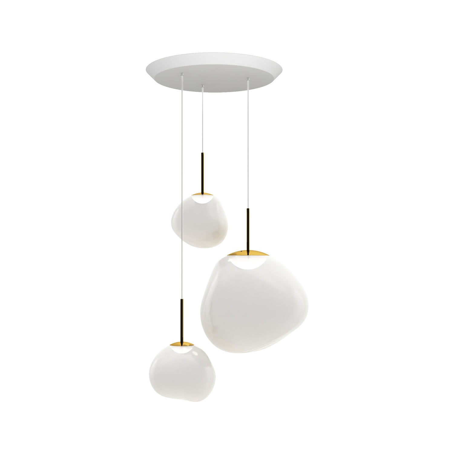 Tom Dixon MELT LED TRIO pendant system