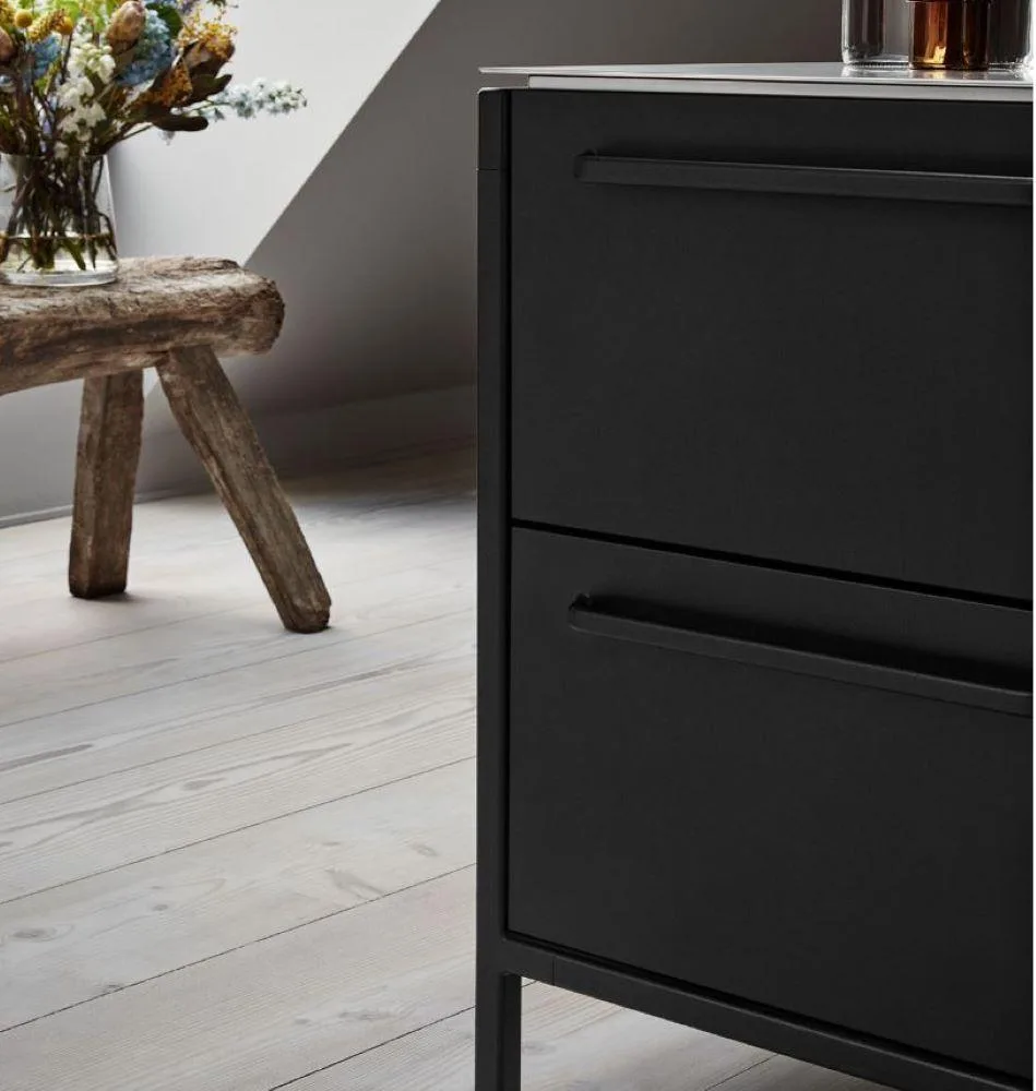 Vipp V1 matala keittiömoduuli, 4 yksikköä, musta - Image 2