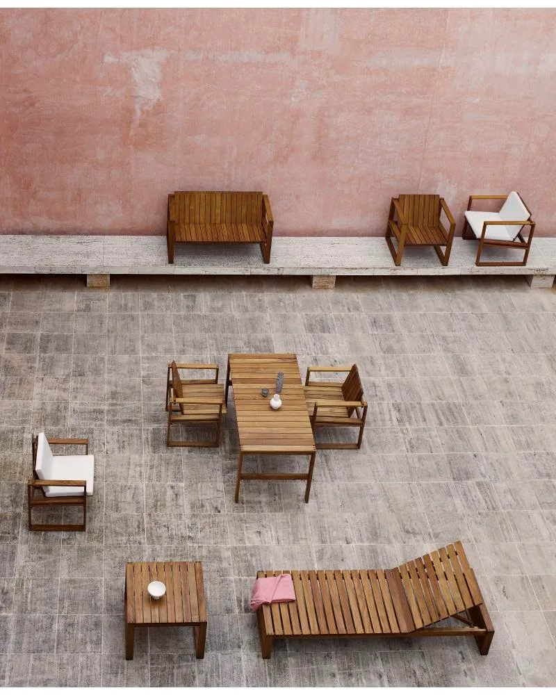 Carl Hansen BK10 -ruokapöydän tuoli pehmusteella - Image 5