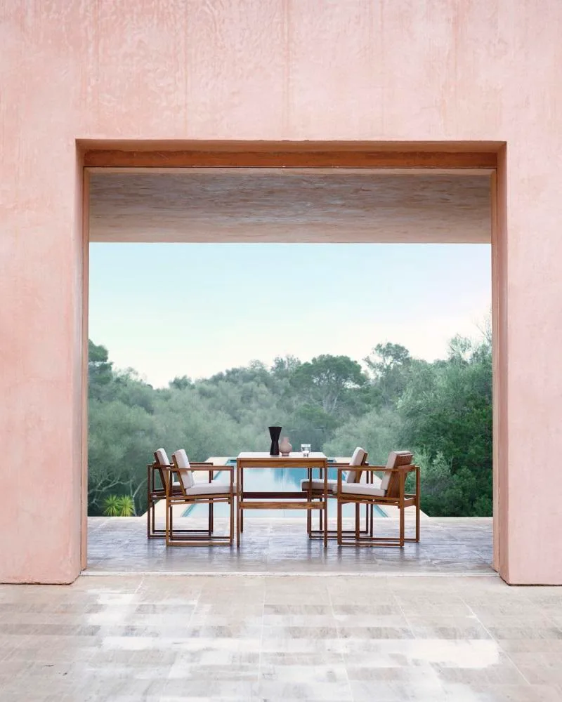 Carl Hansen BK10 -ruokapöydän tuoli pehmusteella - Image 7