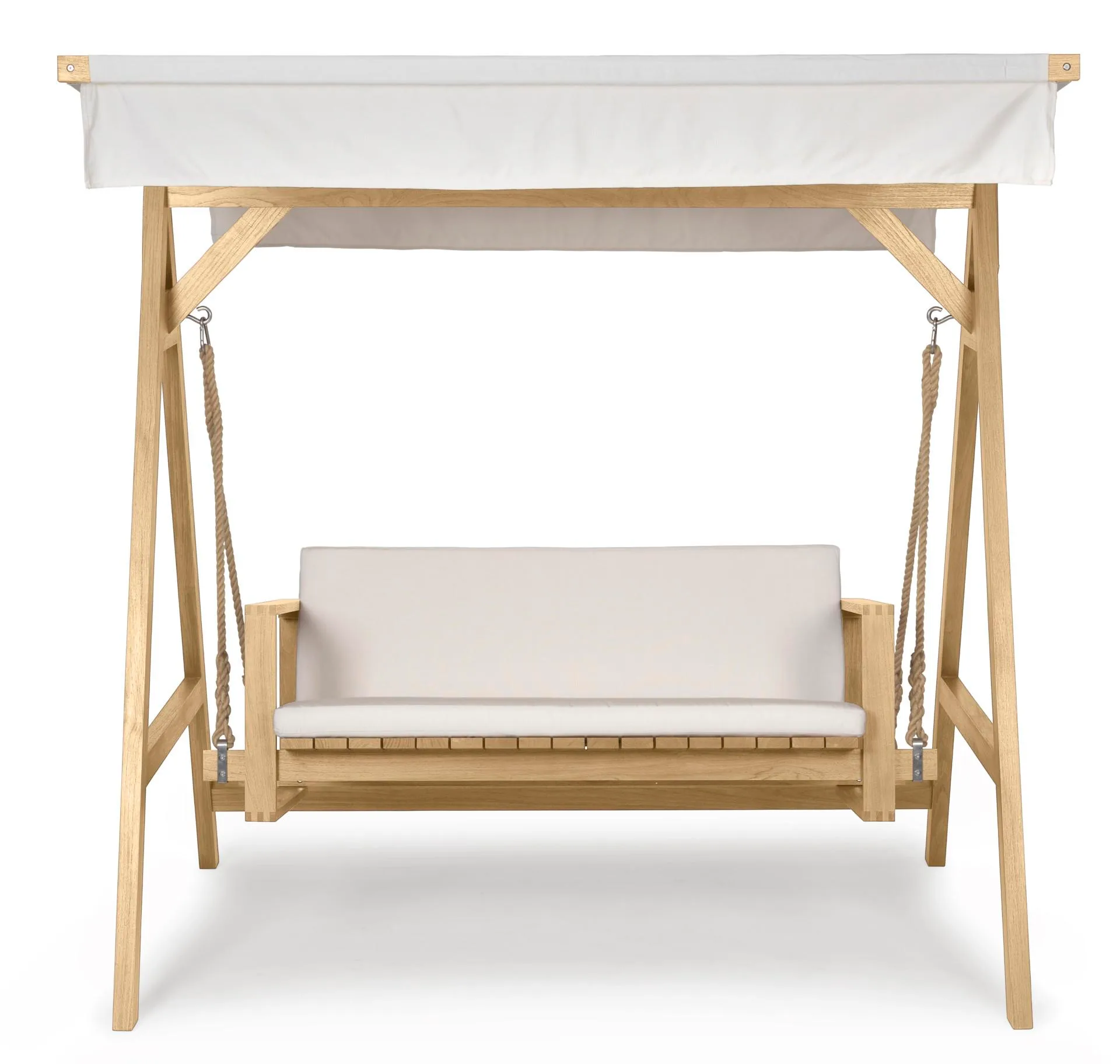 Carl Hansen BK13 -riippusohva pehmusteilla ja A-rungolla