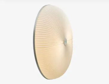 Le Klint LAMELLA, seinä-/kattovalaisin, Ø50 cm, valkoinen/alumiini