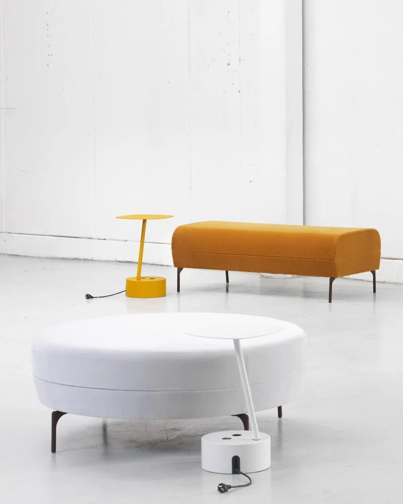 Lammhults ADD CABLE -pöytä, valkoinen, 66 cm - Image 2