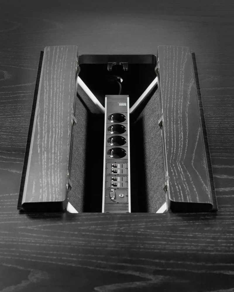 Lammhults ATTACH -pöytä, 240x120 cm, valkoinen - Image 10