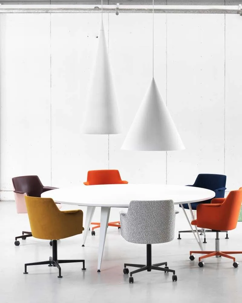 Lammhults ATTACH -pöytä, 240x120 cm, valkoinen - Image 4