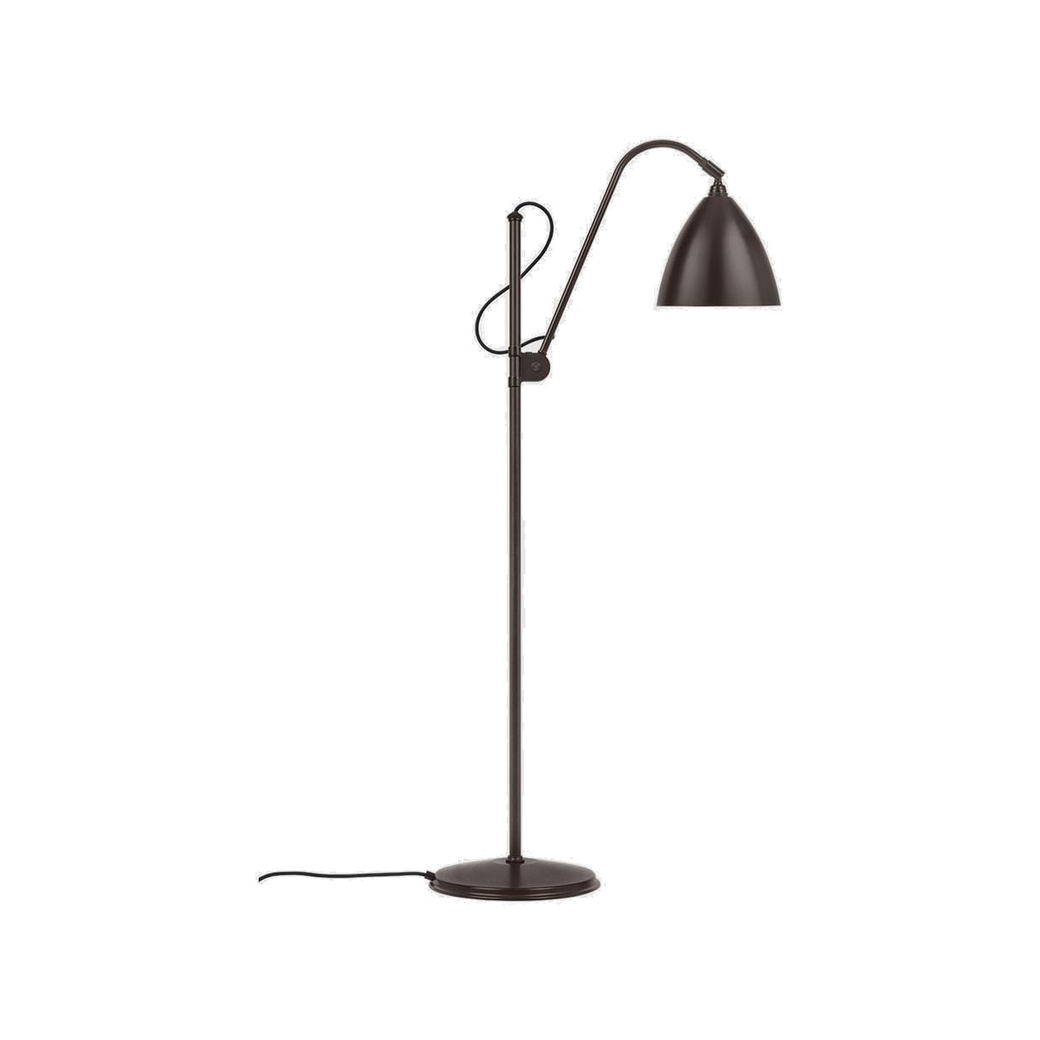 GUBI BESTLITE BL3 M floor lamp, black brass