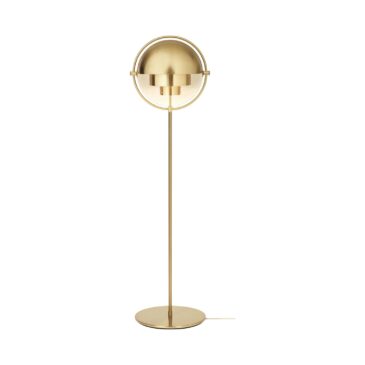 GUBI MULTI-LITE floor lamp, brass