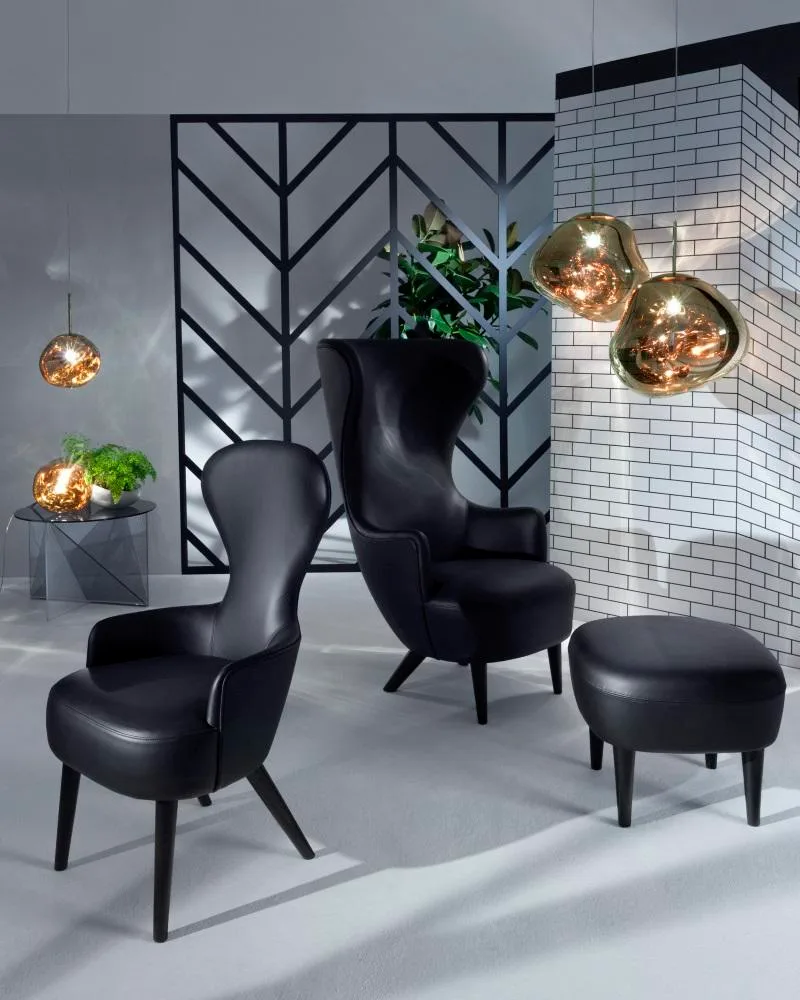 Tom Dixon WINGBACK armchair, black - Image 7