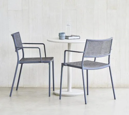 Cane-line LESS chair, grey - Image 4