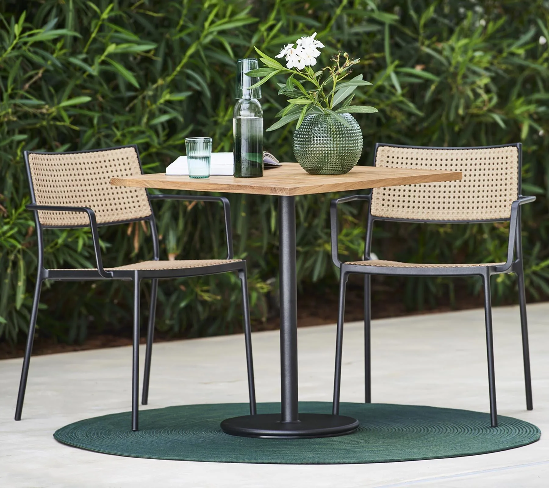 Cane-line LESS chair, natural/dark grey - Image 3