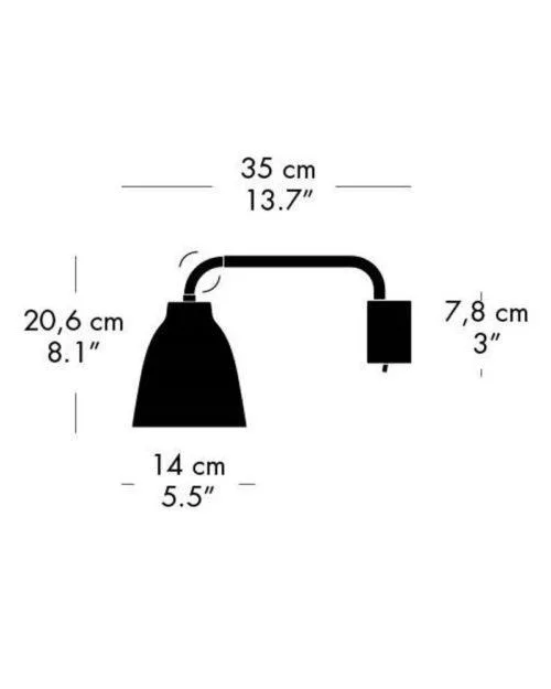 Fritz Hansen CARAVAGGIO READ wall lamp - Image 6