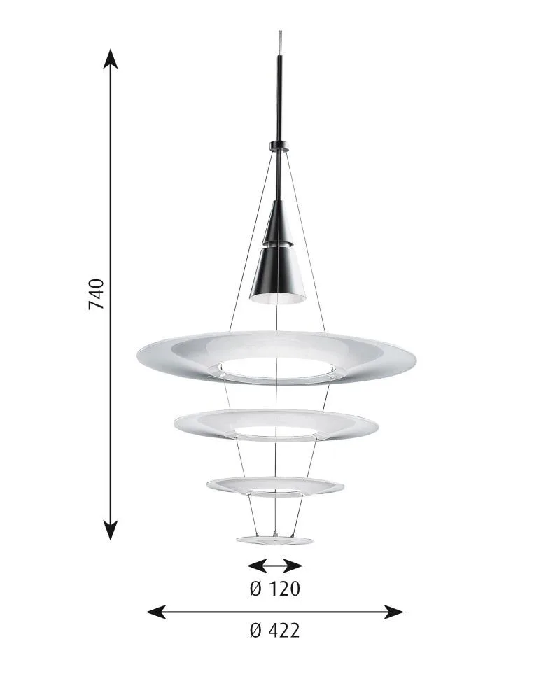 Louis Poulsen ENIGMA 425 -riippuvalaisin - Image 3