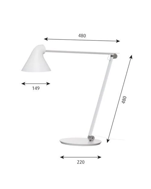 Louis Poulsen NJP table lamp, black - Image 6