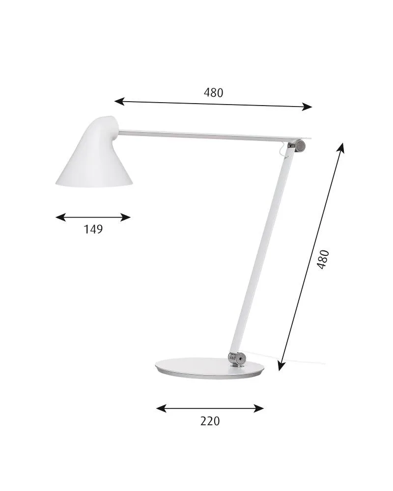 Louis Poulsen NJP table lamp, black - Image 6