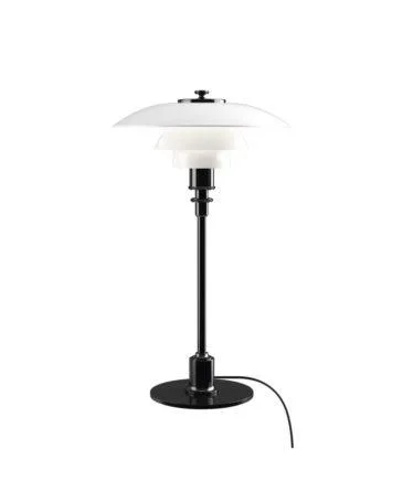 Louis Poulsen PH 2/1 -pöytävalaisin, metalloitu musta