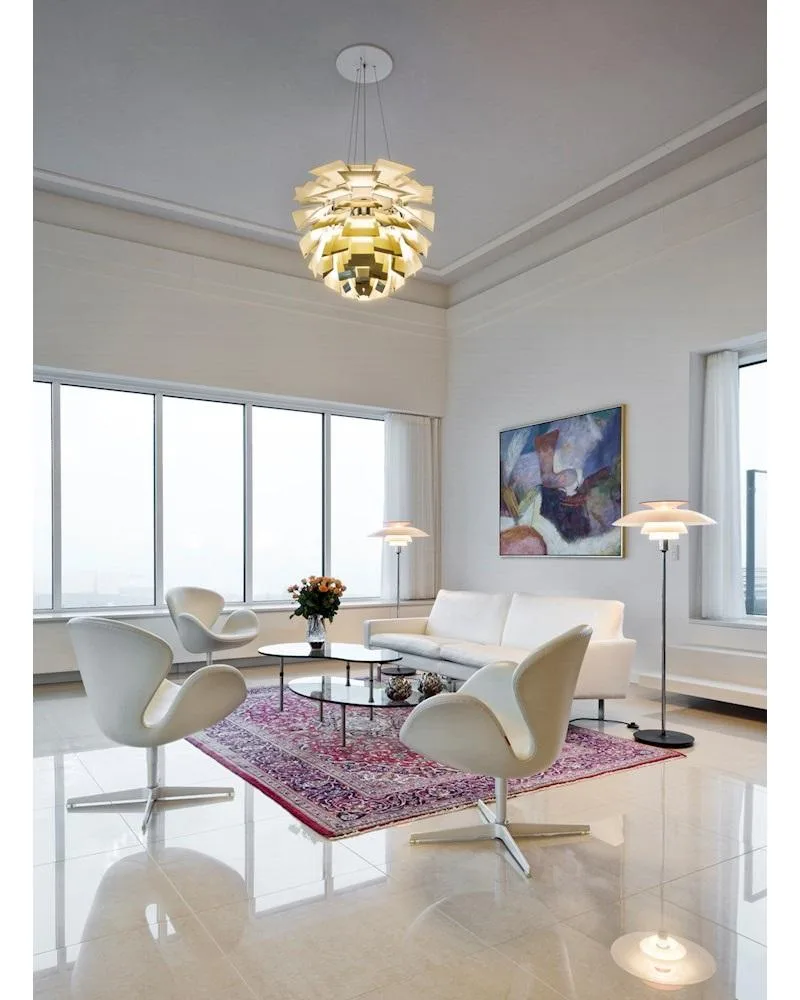 Louis Poulsen PH 80 -lattiavalaisin, kromi - Image 3