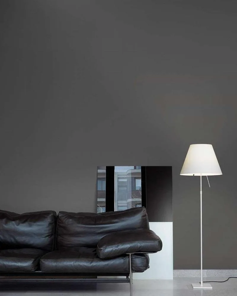 Luceplan COSTANZA -lattiavalaisin, messinki/valkoinen - Image 3