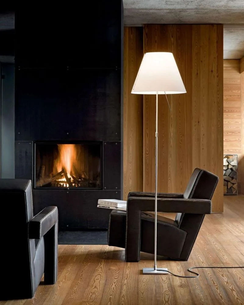 Luceplan COSTANZA -lattiavalaisin, messinki/valkoinen - Image 4