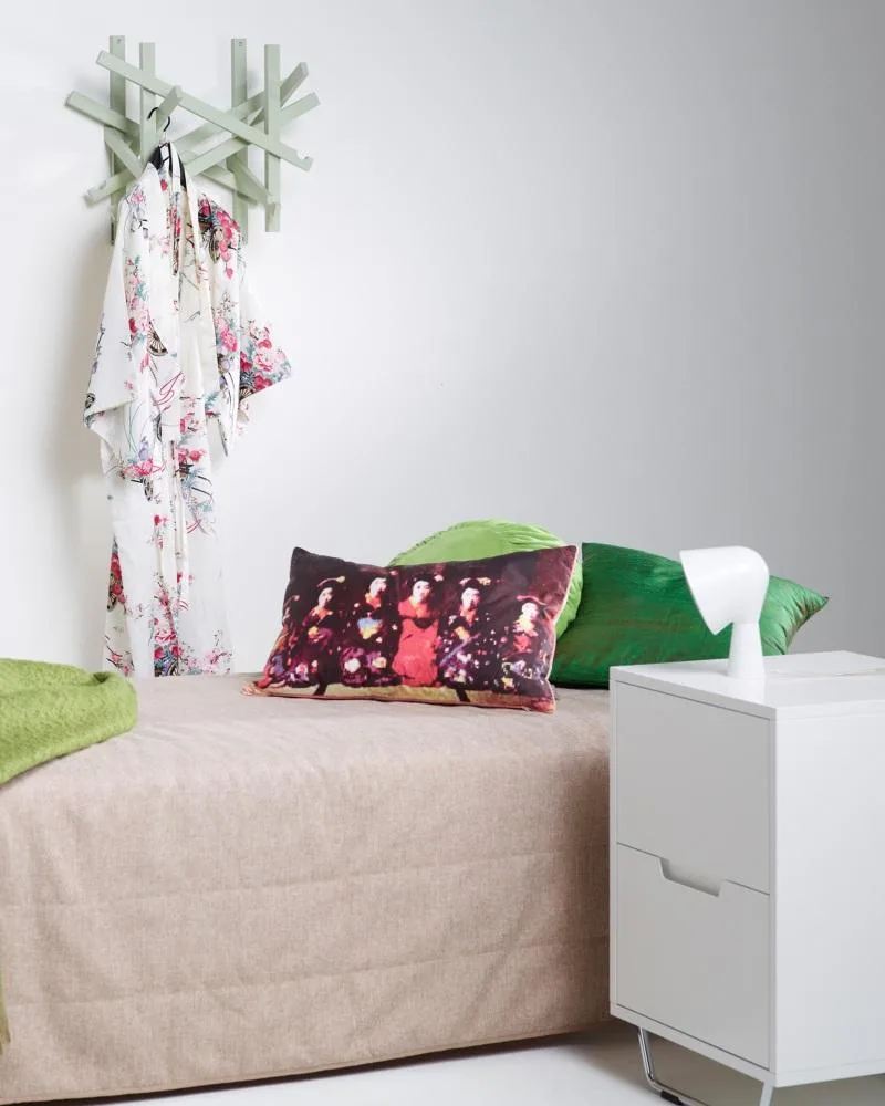 Karl Andersson & Söner MAY -yöpöytä, valkoinen/kromi - Image 2