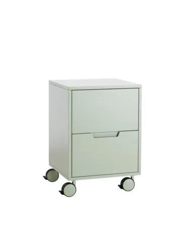 Karl Andersson & Söner MAY -yöpöytä, vihreä, pyörillä