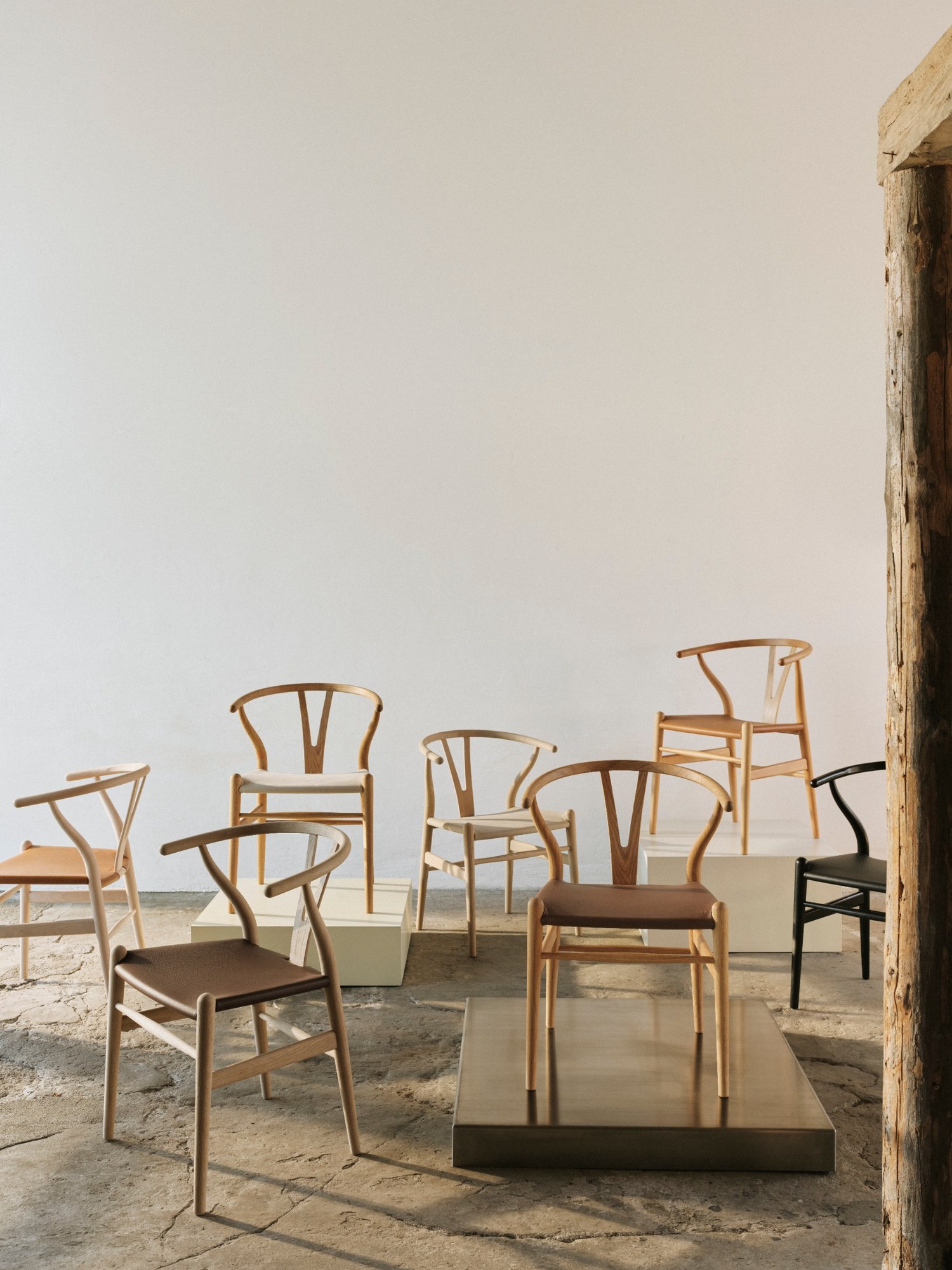 Carl Hansen & Søn CH24P WISHBONE chair, leather seat - Image 3