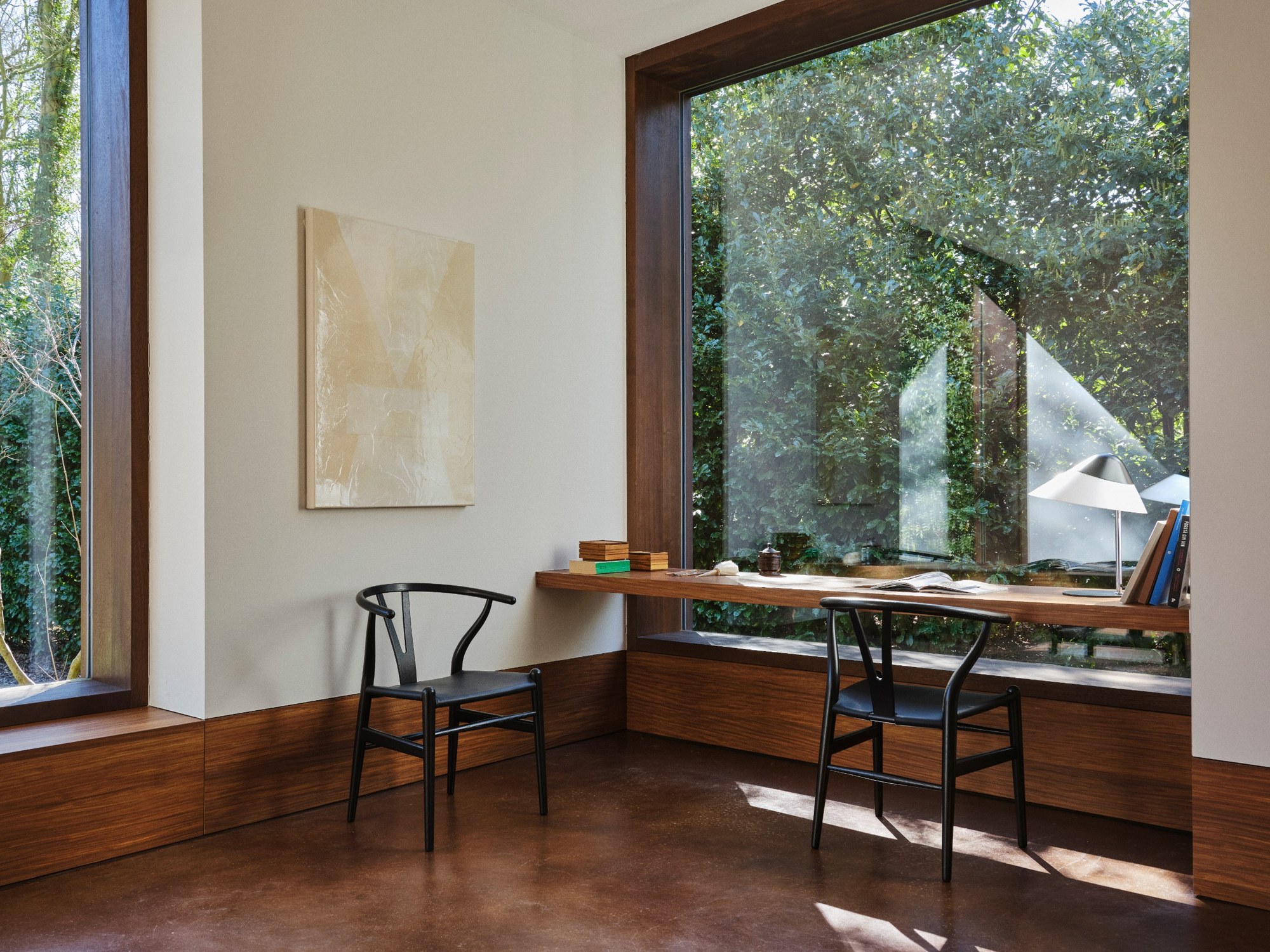 Carl Hansen & Søn CH24P WISHBONE chair, leather seat - Image 4