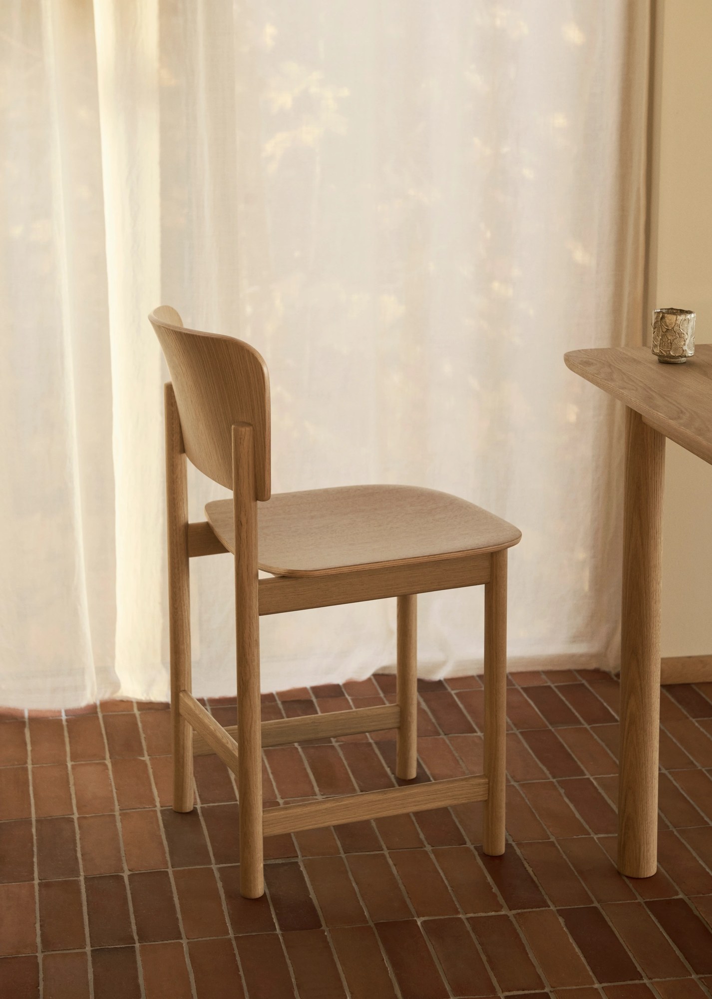 Fredericia PLAN WOOD -tuoli, nahkaistuin - Image 2
