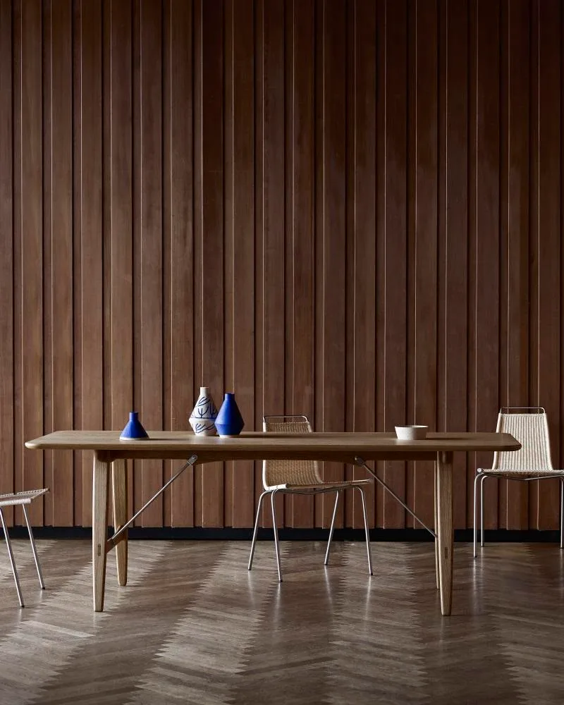 Carl Hansen BM1160 -pöytä, öljytty tammi/ruostumaton teräs - Image 4