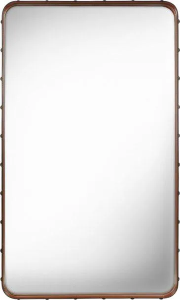 GUBI ADNET RECTANGULAR -peili, 65 x 115 cm, ruskea