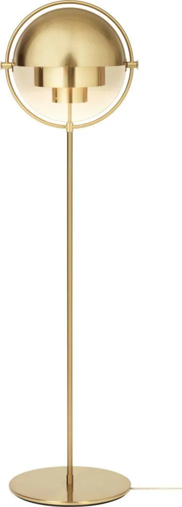 GUBI MULTI-LITE floor lamp, brass