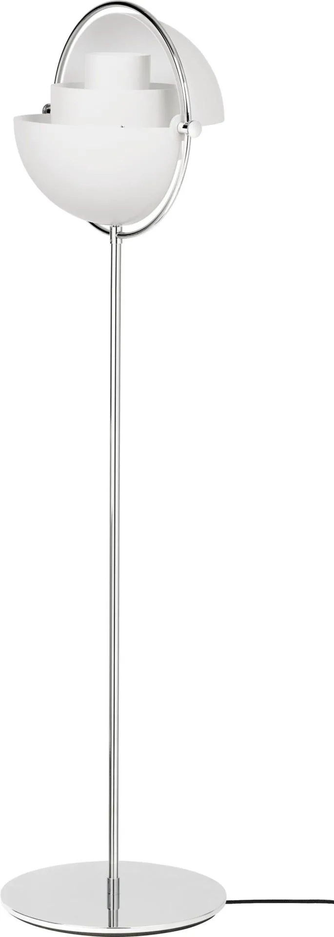 GUBI MULTI-LITE floor lamp, white/chrome - Image 2