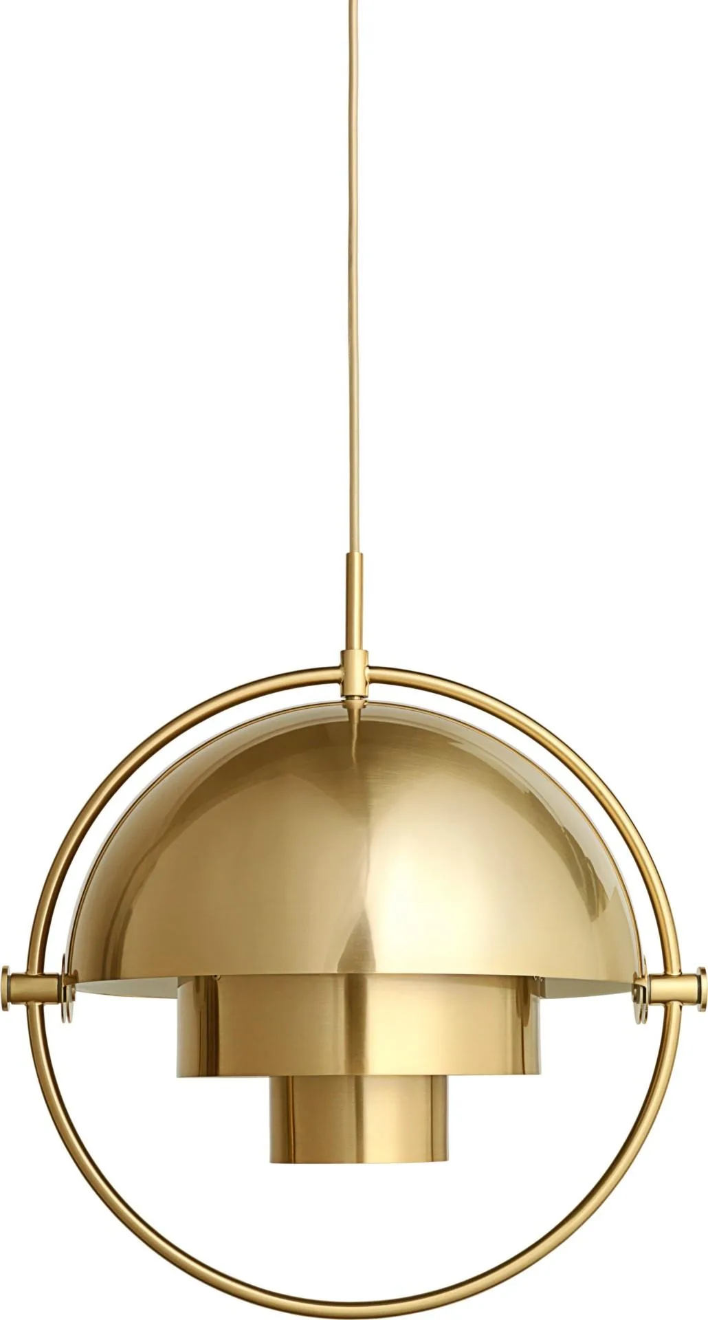 GUBI MULTI-LITE pendant, brass
