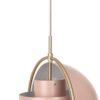 GUBI MULTI-LITE -riippuvalaisin, vaaleanpunainen/messinki - Image 2