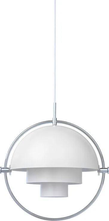 GUBI MULTI-LITE pendant, white/chrome