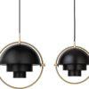 GUBI MULTI-LITE pendant small, black/brass - Image 3