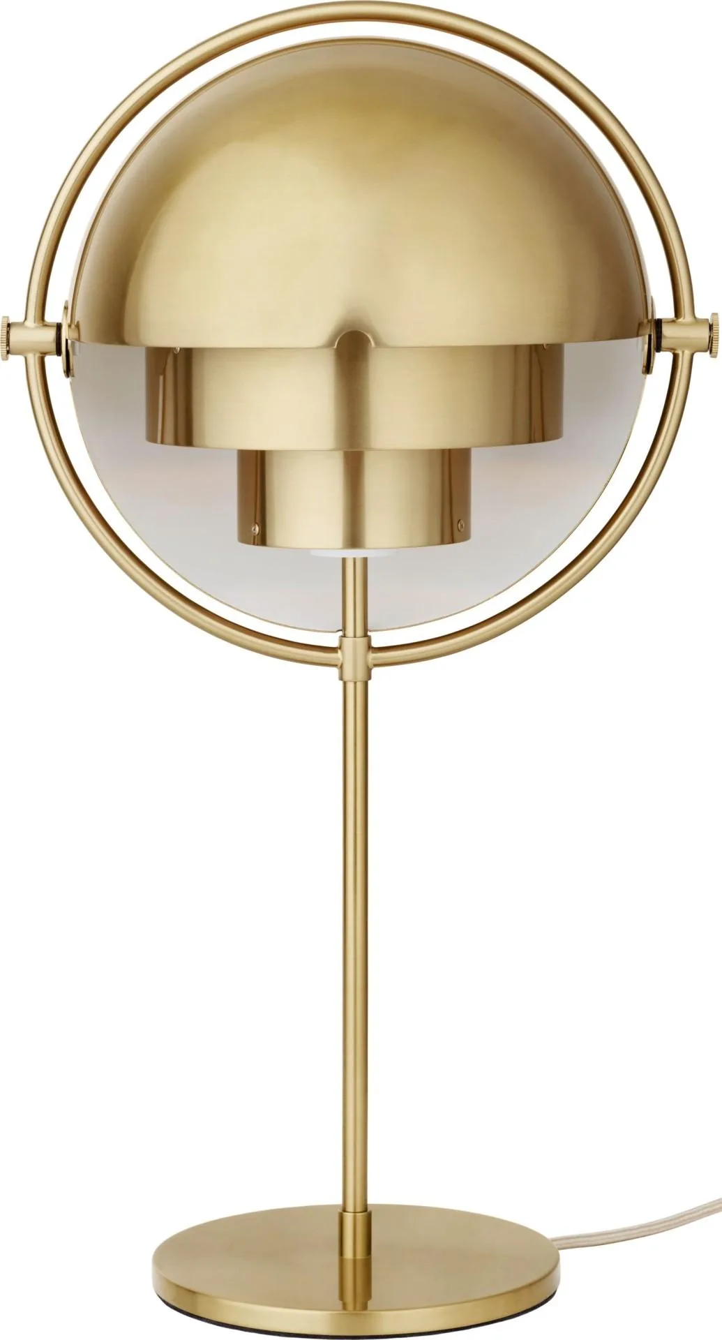 GUBI MULTI-LITE table lamp, brass
