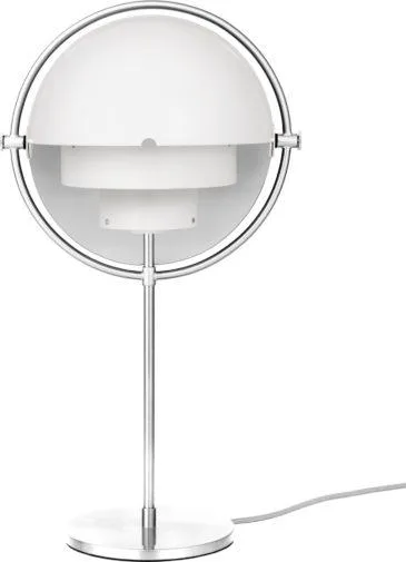 GUBI MULTI-LITE table lamp, white/chrome