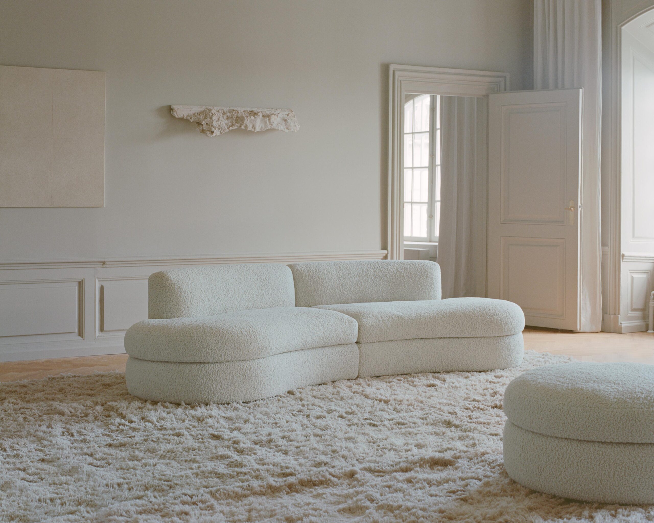 New Works CODA ottoman, round - Image 3