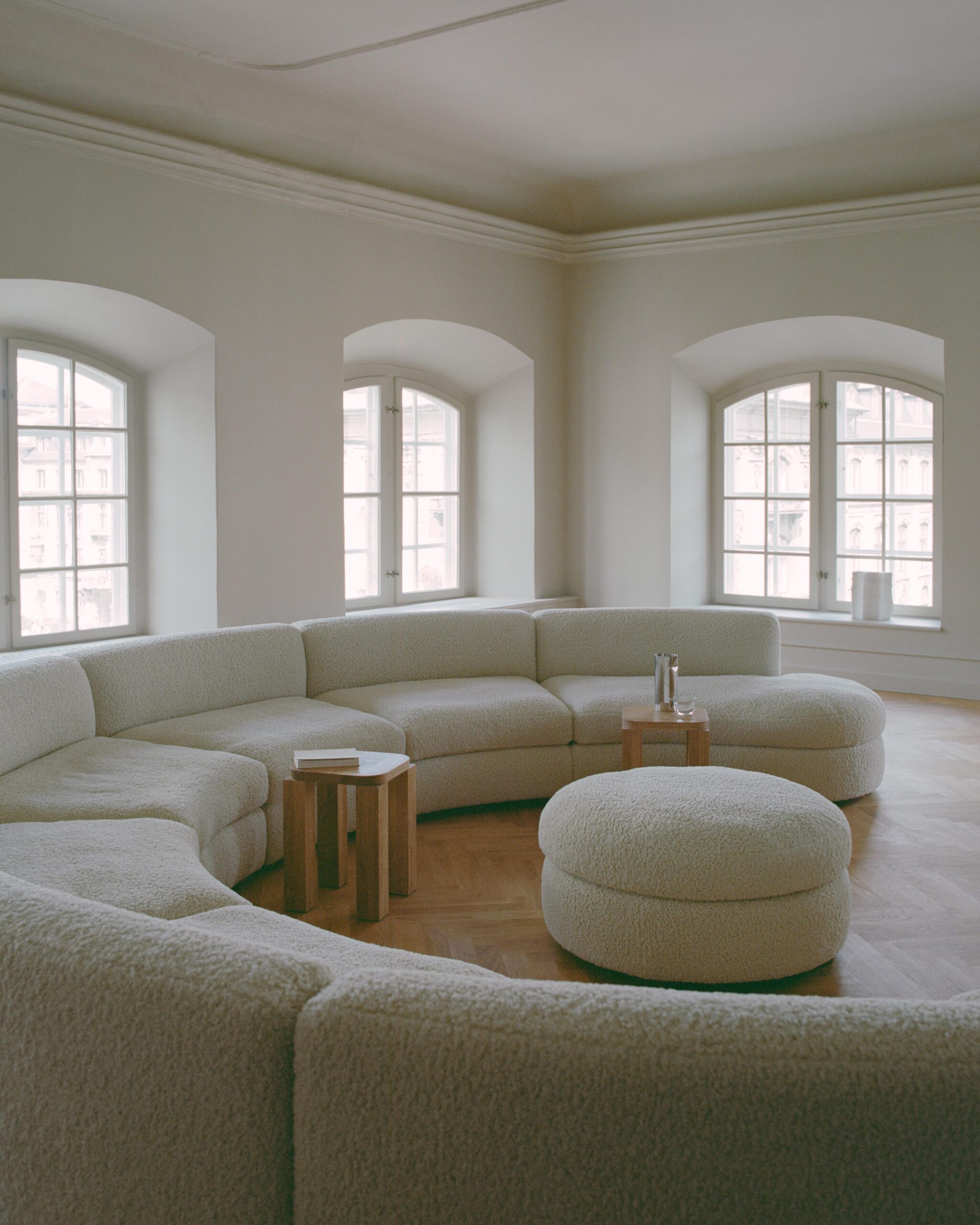 New Works CODA ottoman, round - Image 2