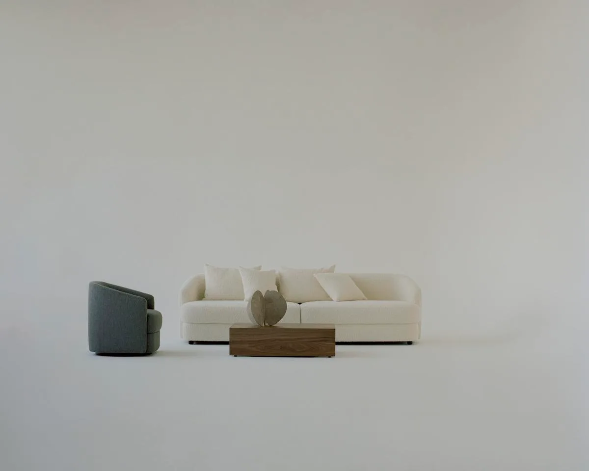 New Works COVENT -nojatuoli, kapea, luonnonvalkoinen - Image 3
