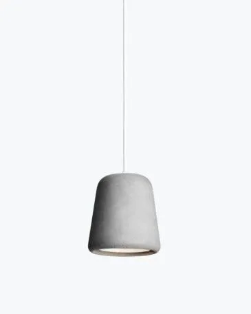 New Works MATERIAL -riippuvalaisin, vaaleanharmaa betoni